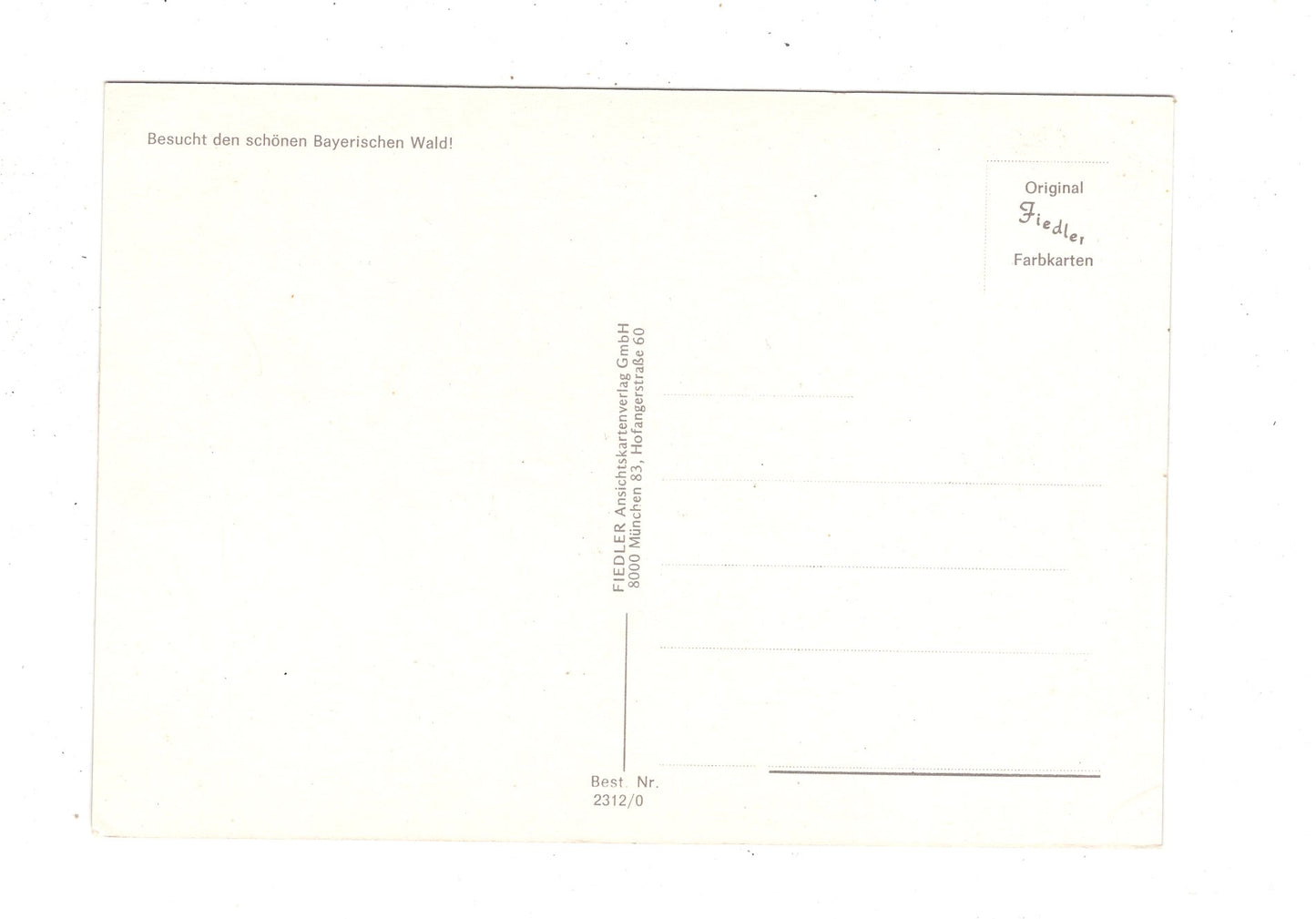 Ansichtskarte Rund um den Großen Arber / Bayerischer Wald / K1-51