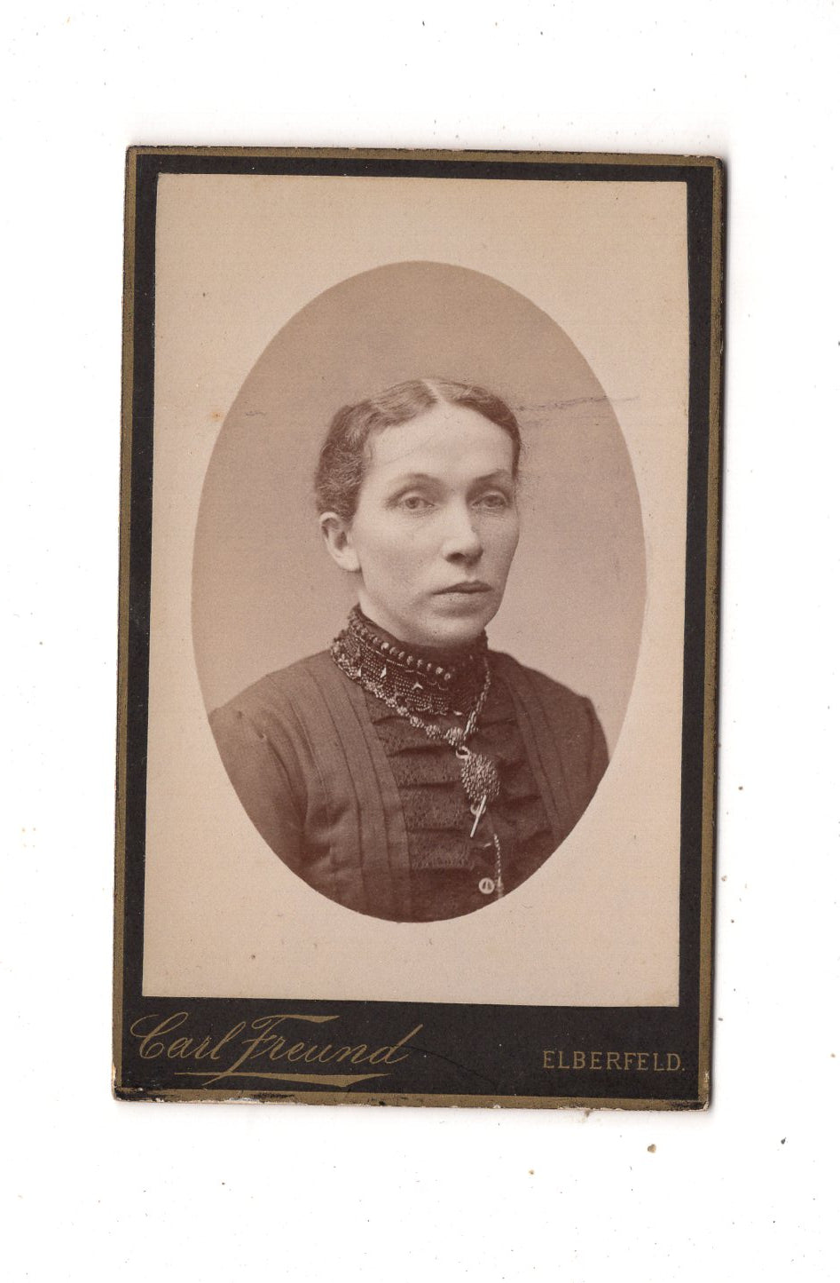 Fotografie Damenportrait - Elberfeld 1880er