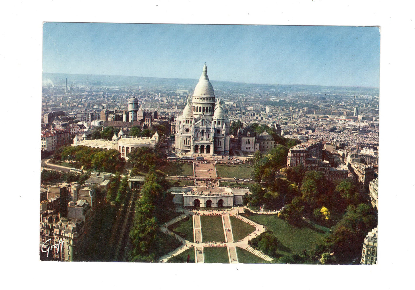 Ansichtskarte Paris / Basilique du Sacre-Coeur / Frankreich