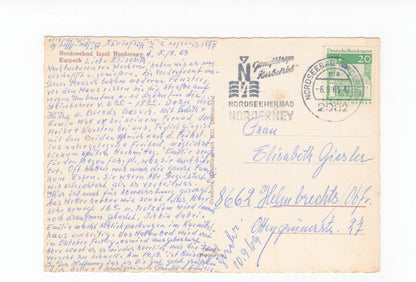 Ansichtskarte Nordseebad Insel Norderney / Kurpark