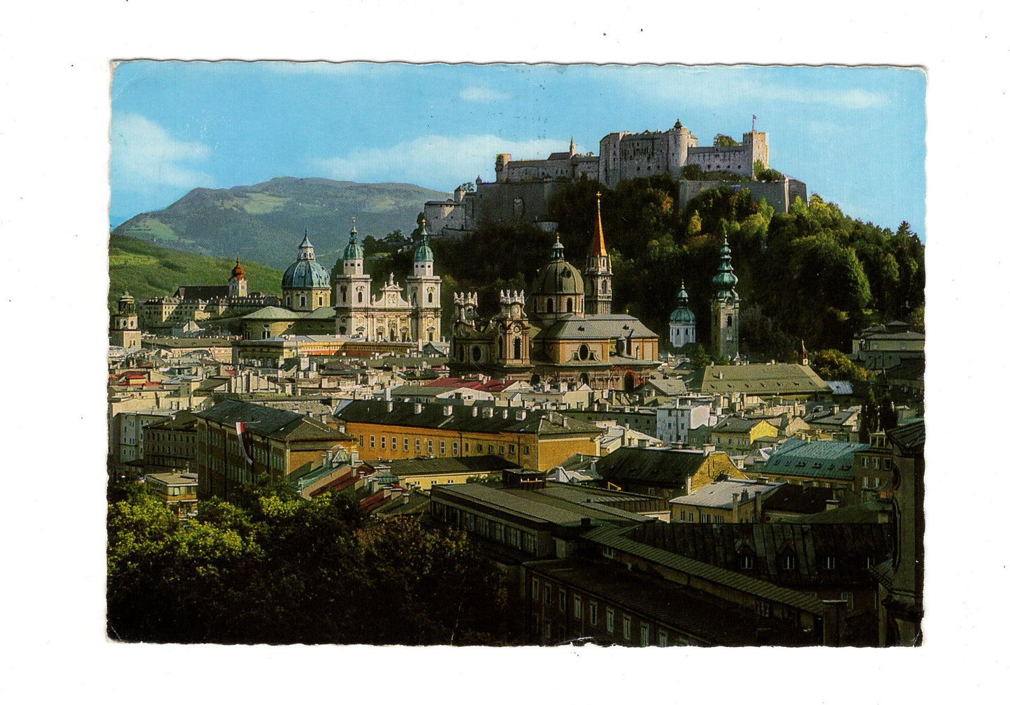 Ansichtskarte Salzburg / Blick von der Humboldtterrasse / Österreich