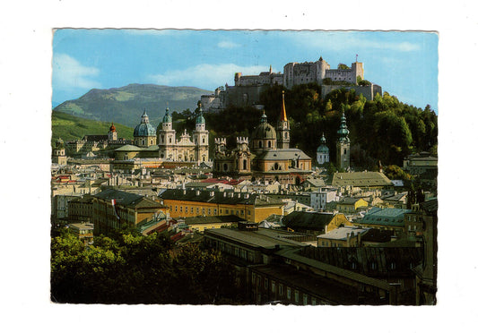 Ansichtskarte Salzburg / Blick von der Humboldtterrasse / Österreich