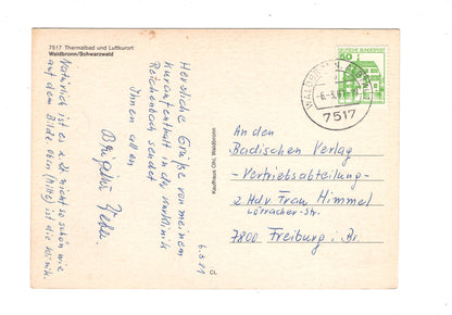 Ansichtskarte Waldbronn / Schwarzwald / G1-67