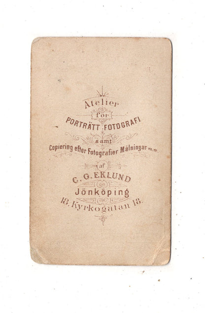 Fotografie Feines junges Mädchen - Jönköping 1870er