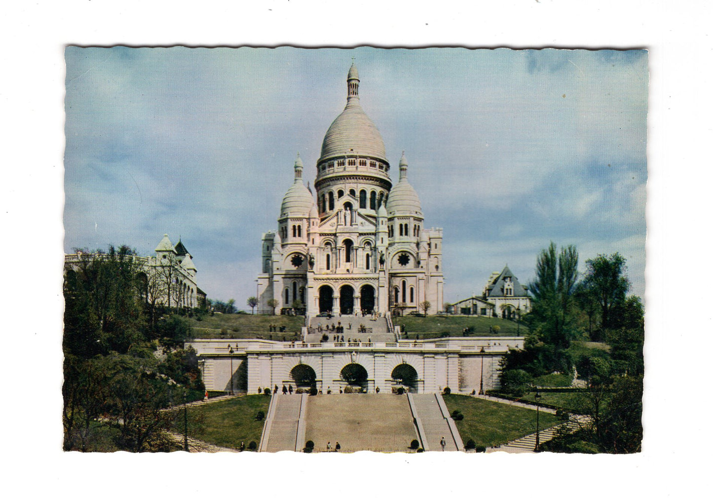 Ansichtskarte Paris / Basilique du Sacre-Coeur / Frankreich