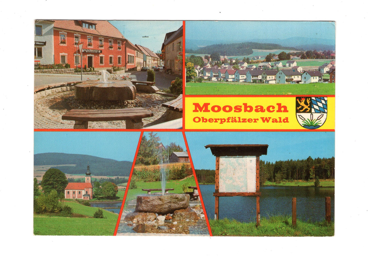 Ansichtskarte Moosbach / Oberpfälzer Wald