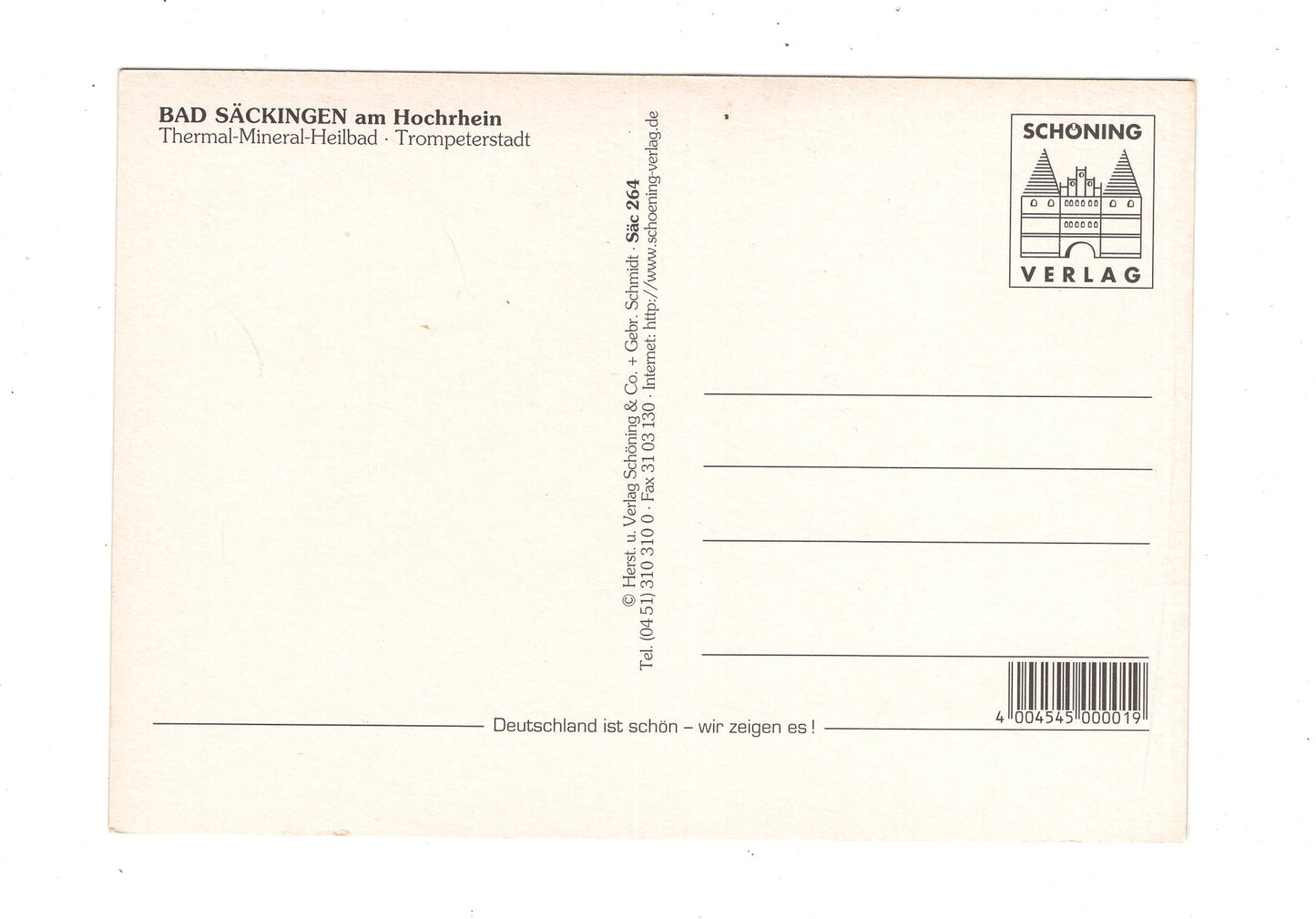 Ansichtskarte Bad Säckingen am Hochrhein