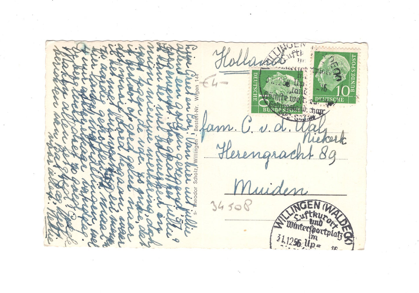 Ansichtskarte Willingen / Waldeck