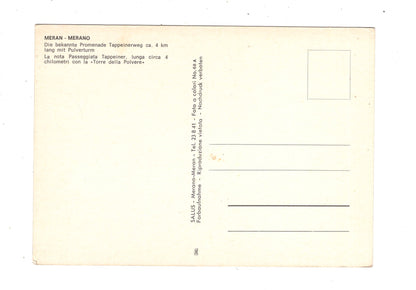 Ansichtskarte Merano Meran / Tappeinerweg / Italien / N1-57