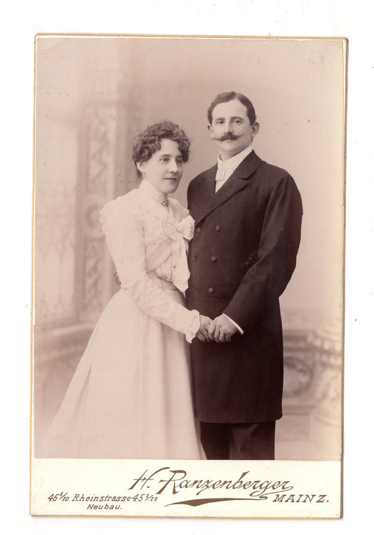Fotografie Feines Paar - Mainz 1890er / CAB X-23