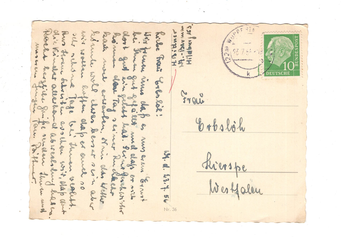 Ansichtskarte Wuppertal-Sonnborn / J1-58