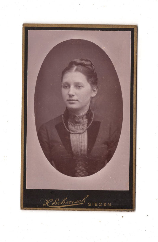 Fotografie Damenportrait - Siegen 1880er