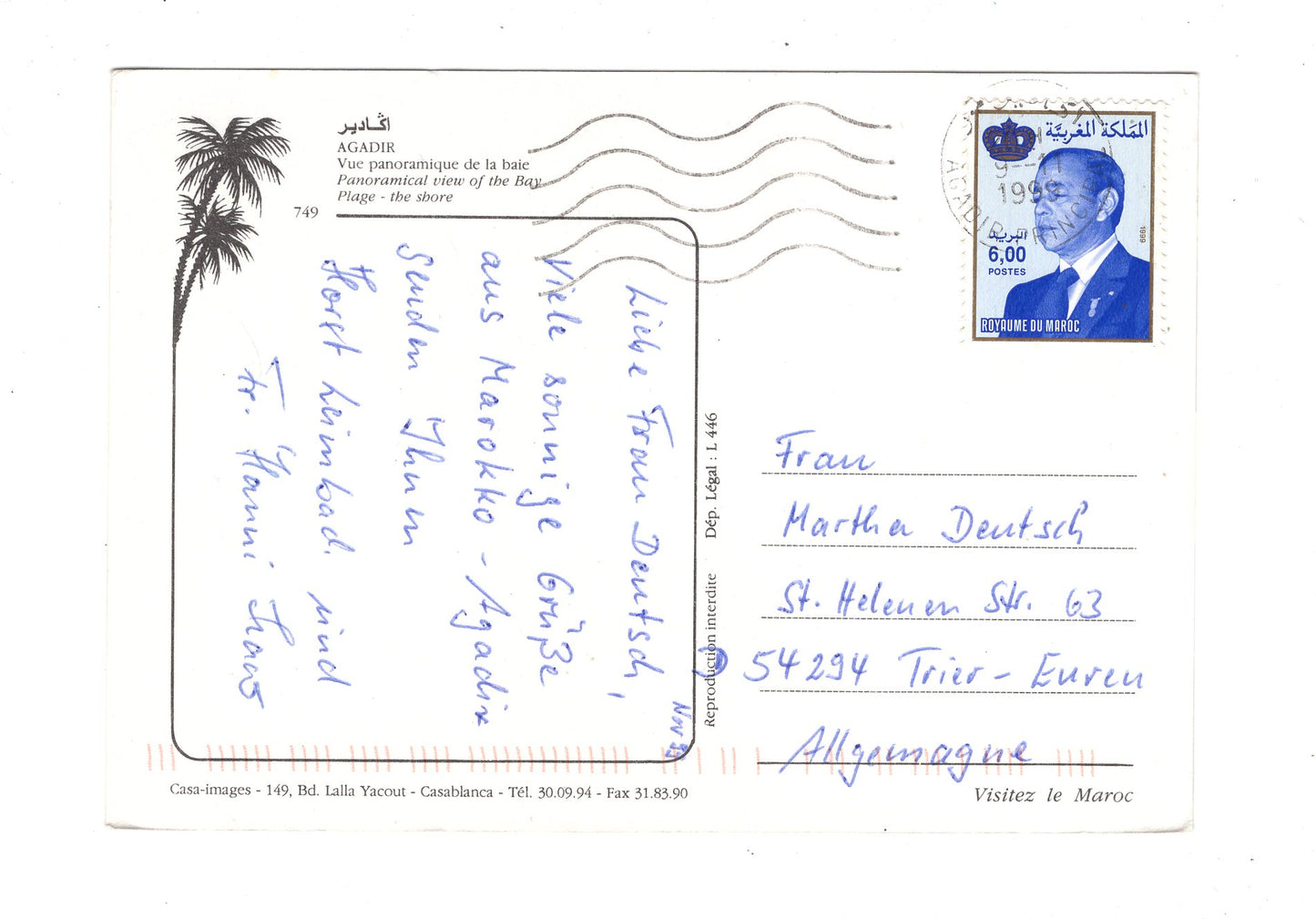 Ansichtskarte Agadir / Marokko