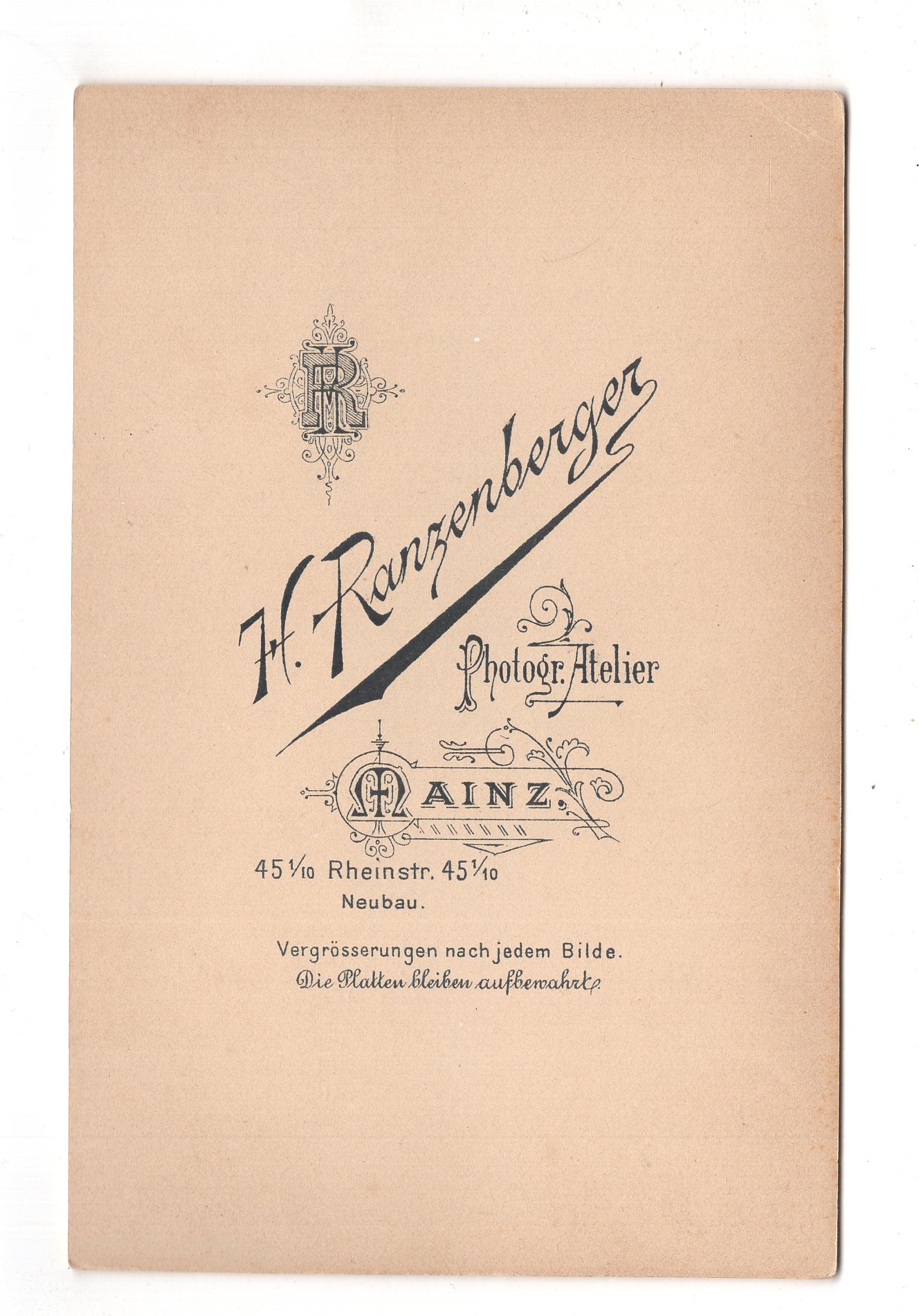 Fotografie Feines Paar - Mainz 1890er / CAB X-23