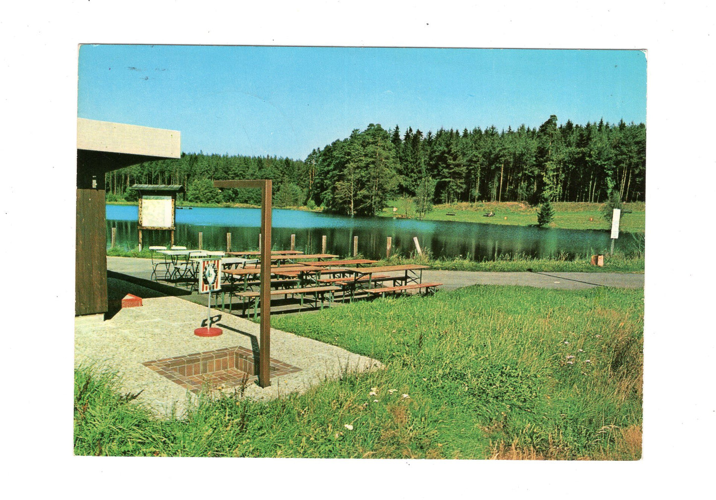 Ansichtskarte Moosbach / Oberpfälzer Wald / Naturbad Sperlweiher