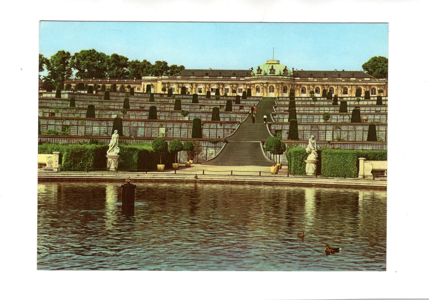 Ansichtskarte Potsdam / Schloss Sanssouci