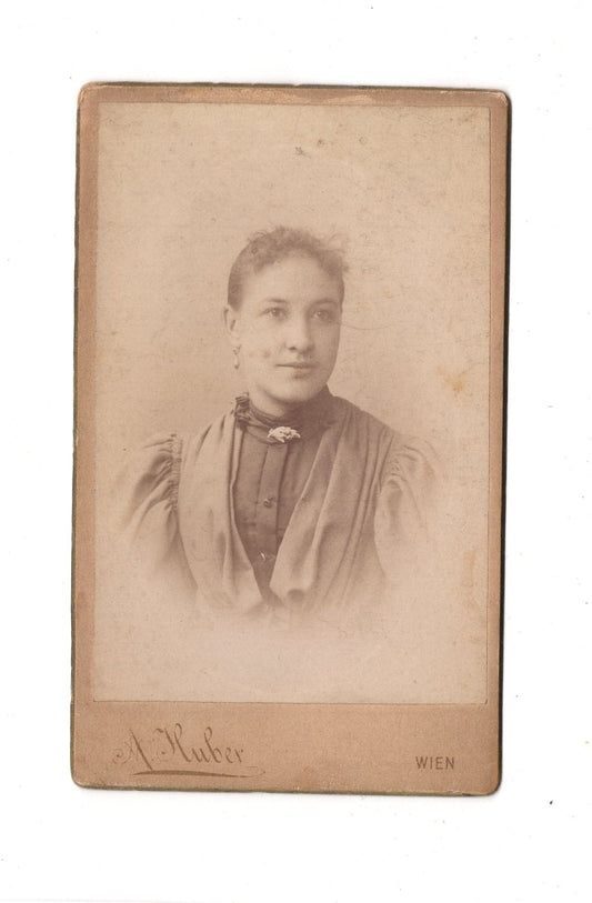 Fotografie Damenportrait - Wien 1890er / CDV C1-14