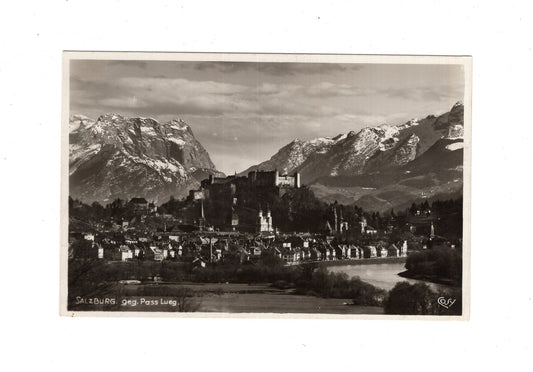 Ansichtskarte Salzburg gegen Pass Lueg / Österreich