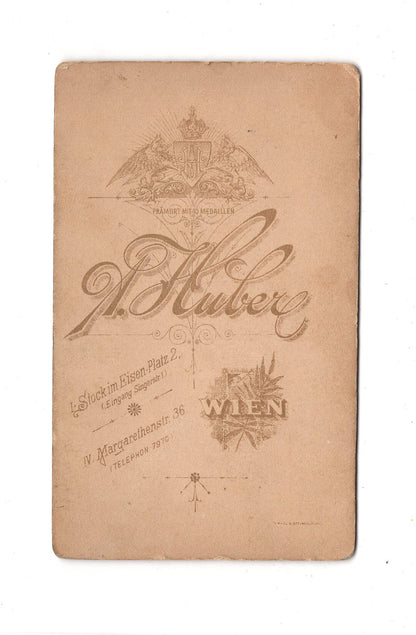 Fotografie Damenportrait - Wien 1890er / CDV C1-14