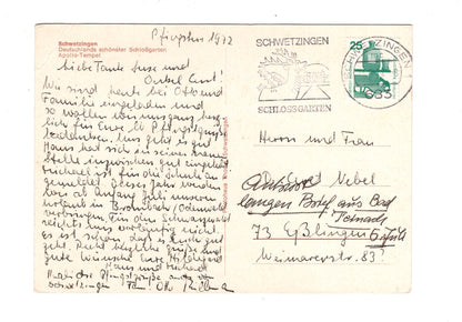 Ansichtskarte Schwetzingen / Schlossgarten / Apollo-Tempel / H1-64