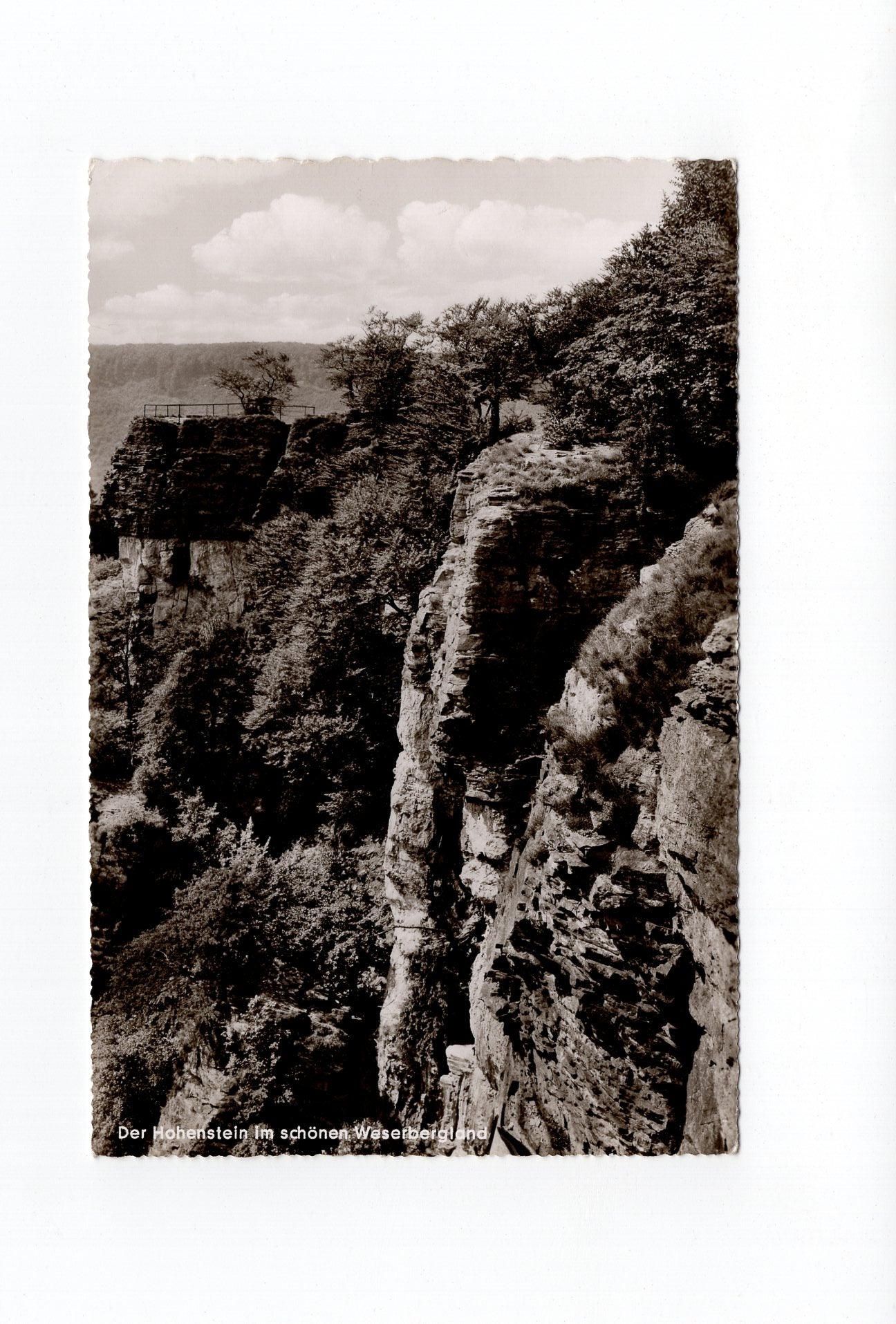 Ansichtskarte Der Hohenstein im schönen Weserbergland