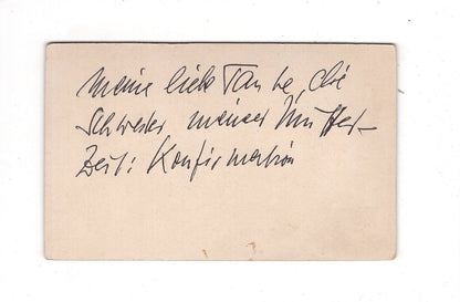 Fotografie Feines junges Mädchen - Berlin um 1900 / CDV M1-37