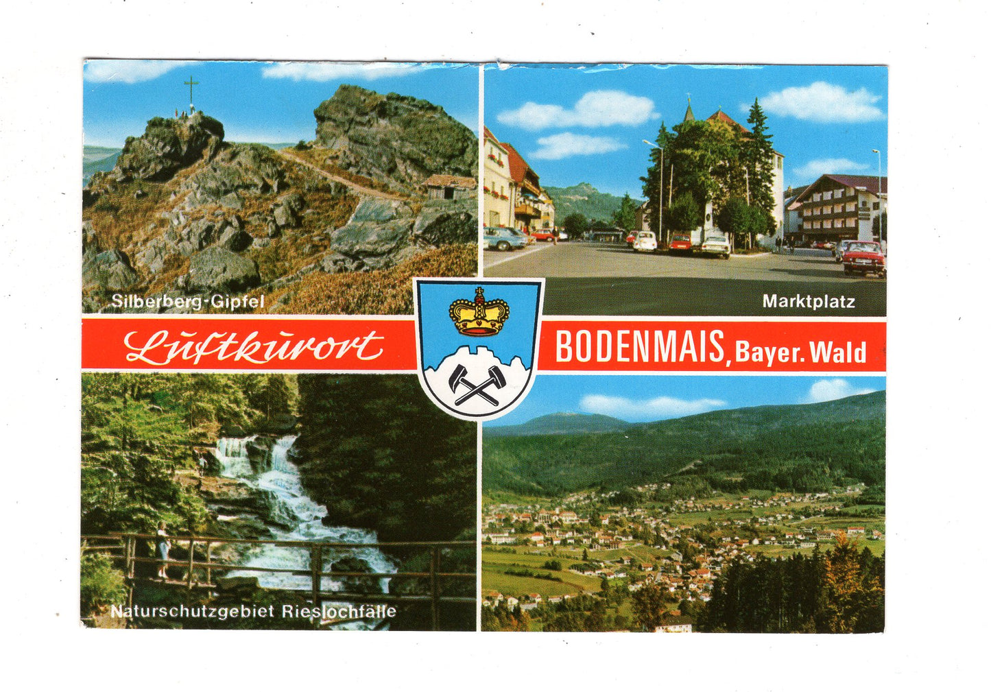 Ansichtskarte Bodenmais / Bayerischer Wald / Marktplatz +++ / K1-51