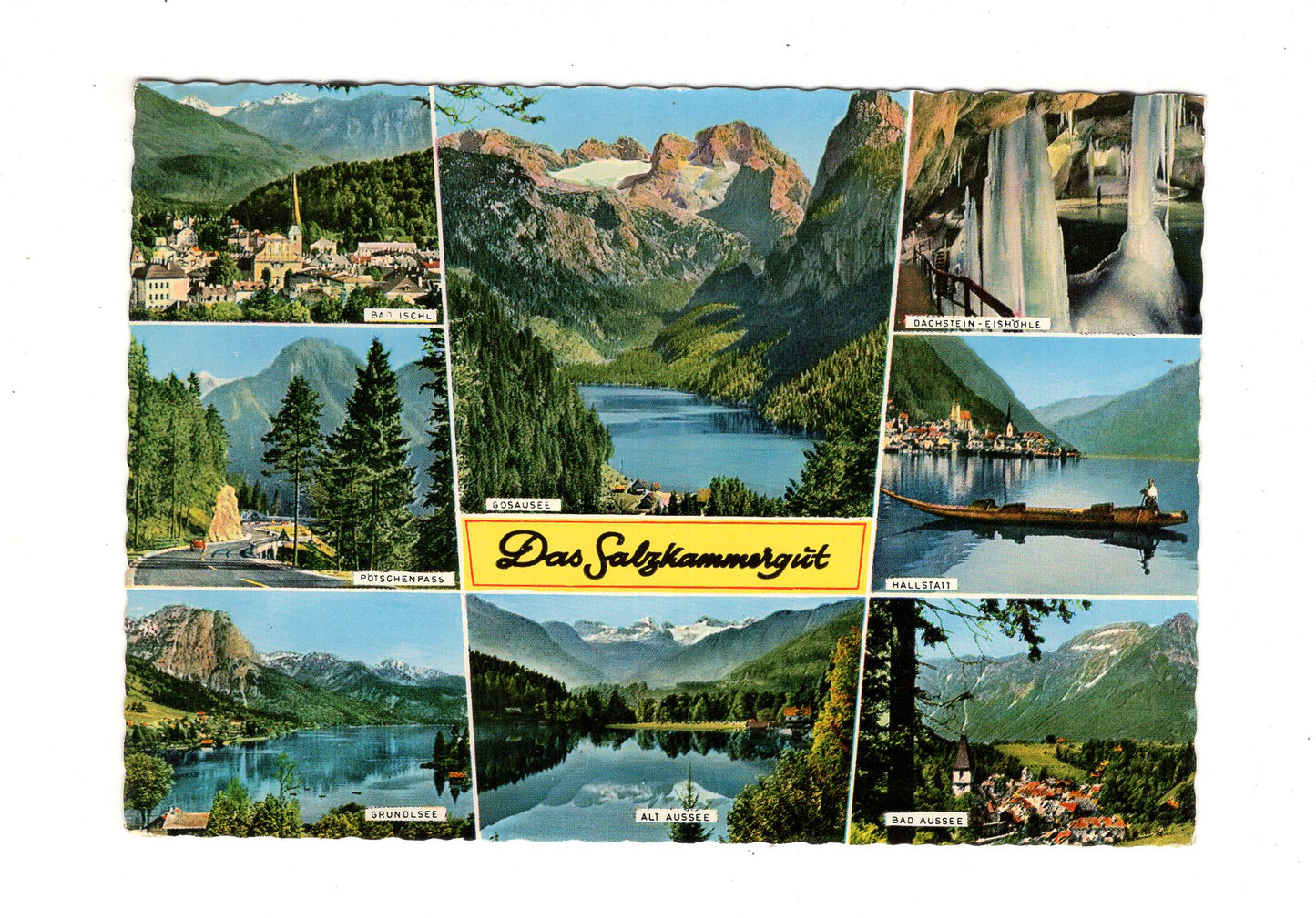 Ansichtskarte Das Salzkammergut / Österreich