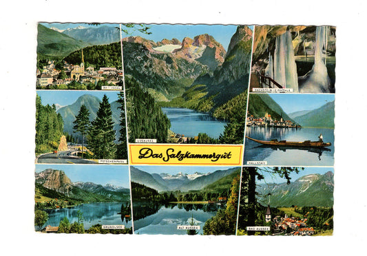 Ansichtskarte Das Salzkammergut / Österreich