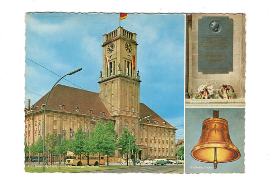 Ansichtskarte Berlin / J.-F-Kennedy-Platz / Schöneberger Rathaus