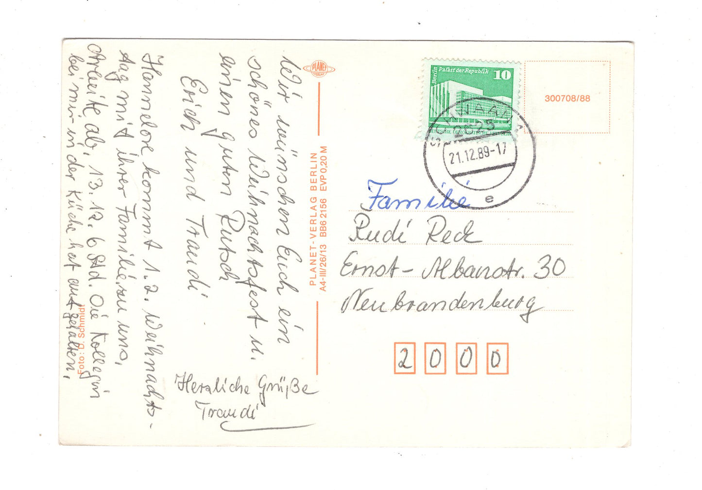 Ansichtskarte Feiertage / Frohes neues Jahr / K1-70