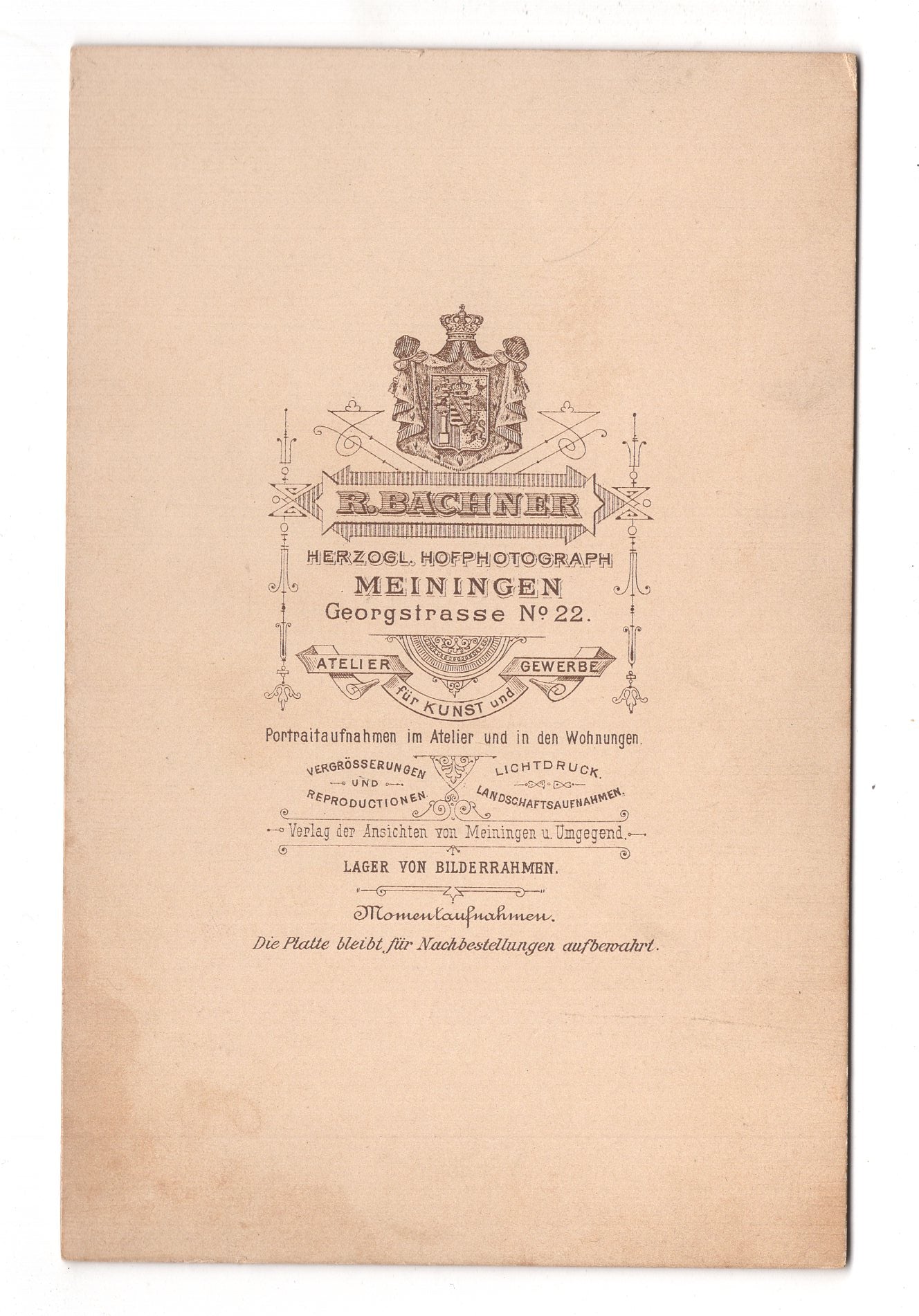 Fotografie Feines Paar - Meiningen 1890er / CAB X-23