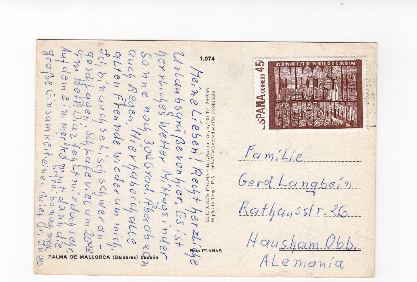 Ansichtskarte Mallorca / Palma de Mallorca / Spanien