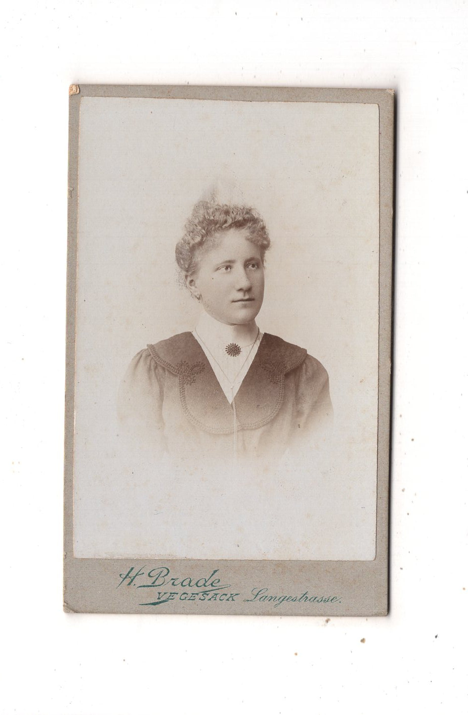 Fotografie Damenportrait - Vegesack 1890er