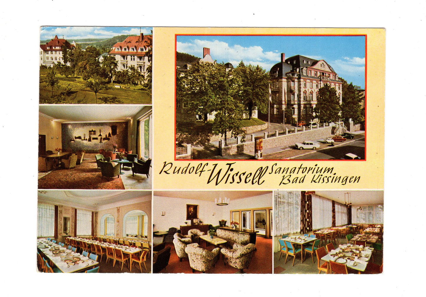 Ansichtskarte Bad Kissingen / Rudolf-Wissell-Sanatorium