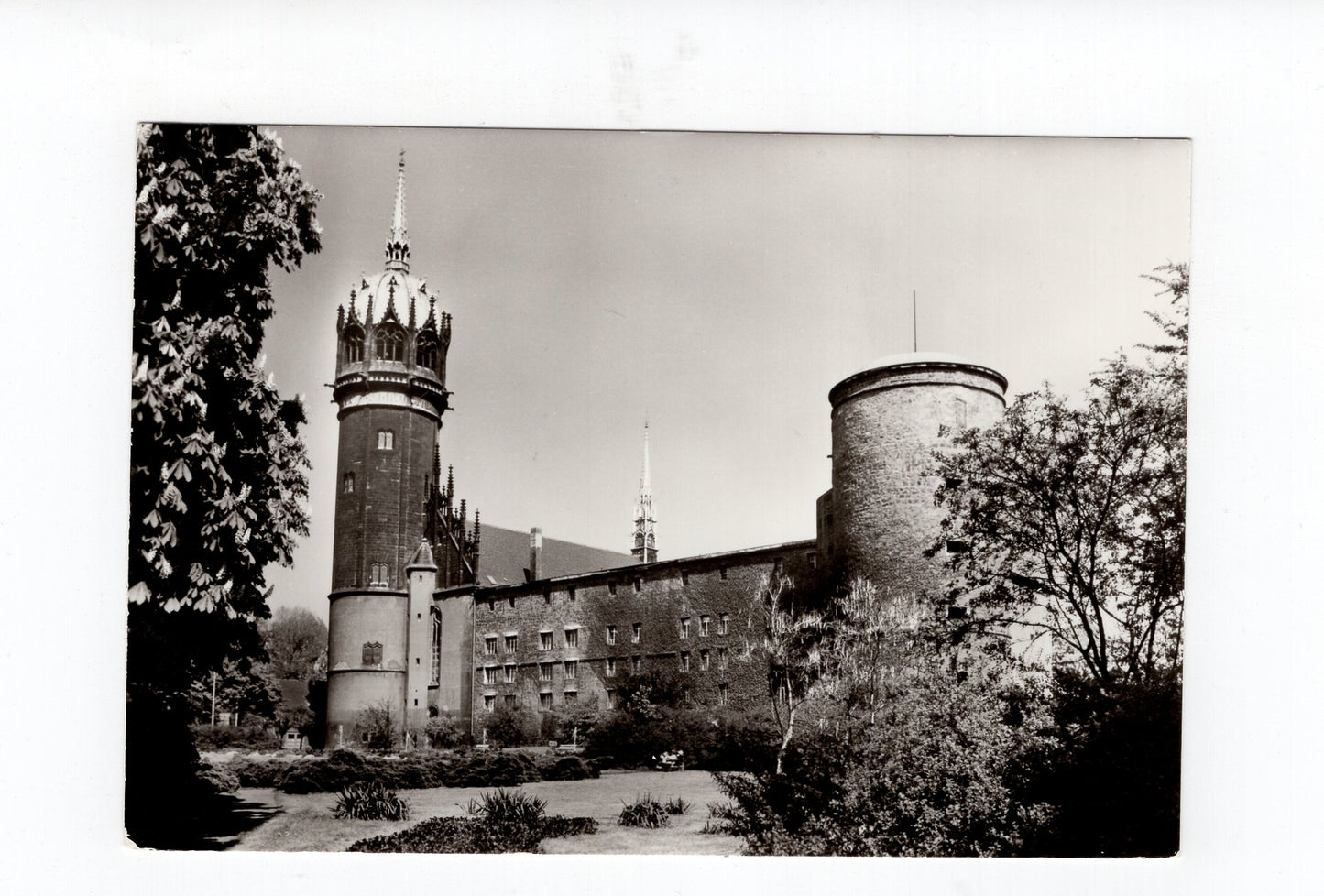 Ansichtskarte Lutherstadt Wittenberg / Schloss und Schlosskirche