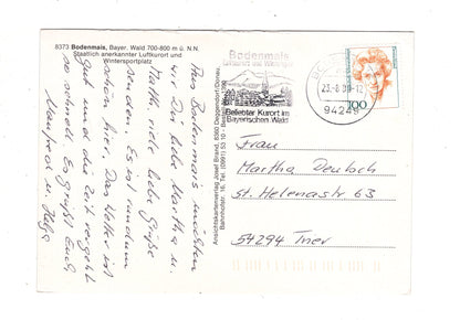 Ansichtskarte Bodenmais / Bayerischer Wald / Marktplatz +++ / K1-51