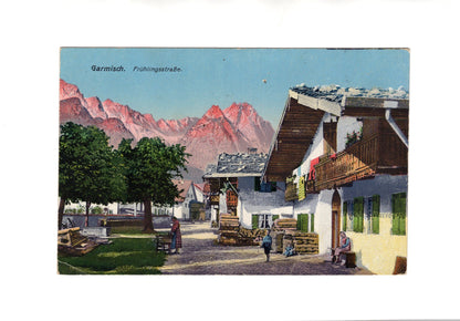 Ansichtskarte Garmisch / Frühlingstraße