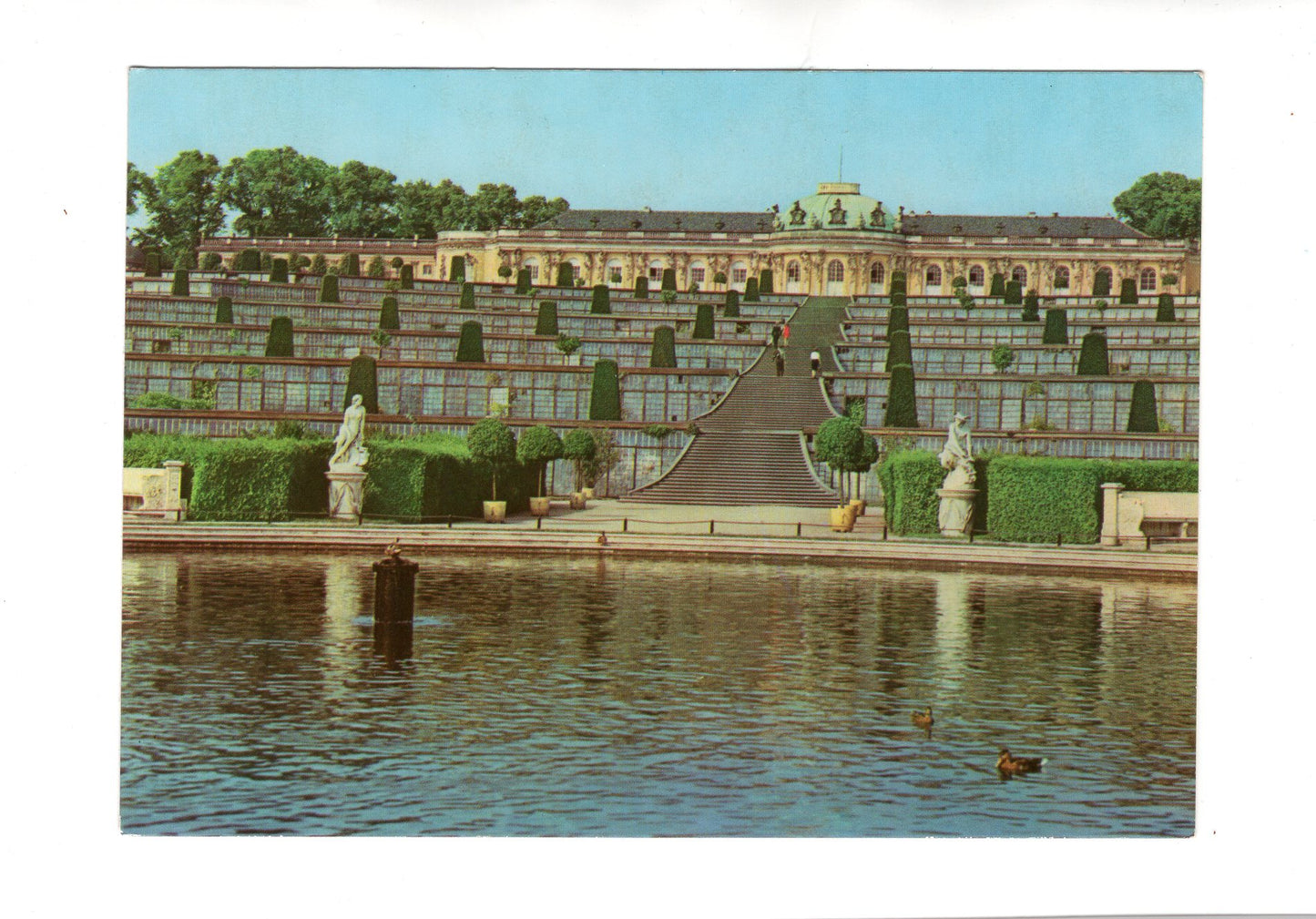 Ansichtskarte Potsdam / Schloss Sanssouci