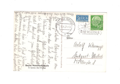 Ansichtskarte Bad Wiessee / Kath. Kirche / mit Bodenschneid