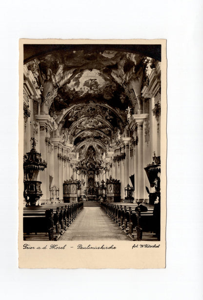 Ansichtskarte Trier an der Mosel / Paulinuslirche