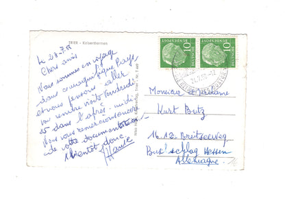 Ansichtskarte Trier an der Mosel / Kaiserthermen / M1-56