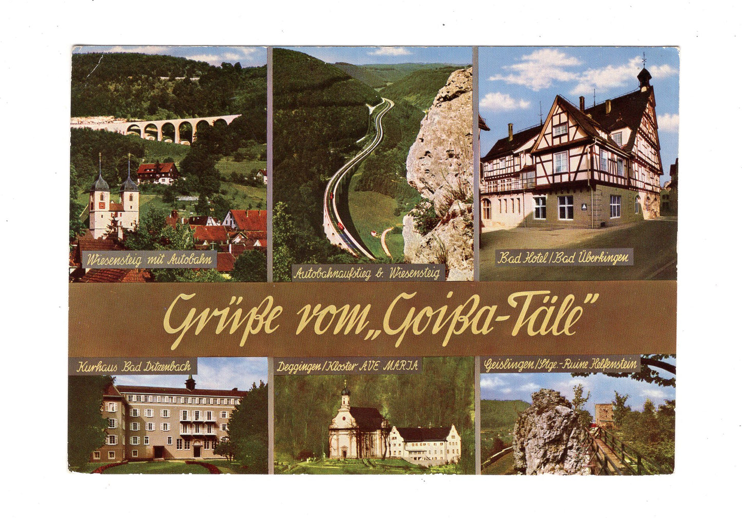 Ansichtskarte Grüße vom Goißa-Täle