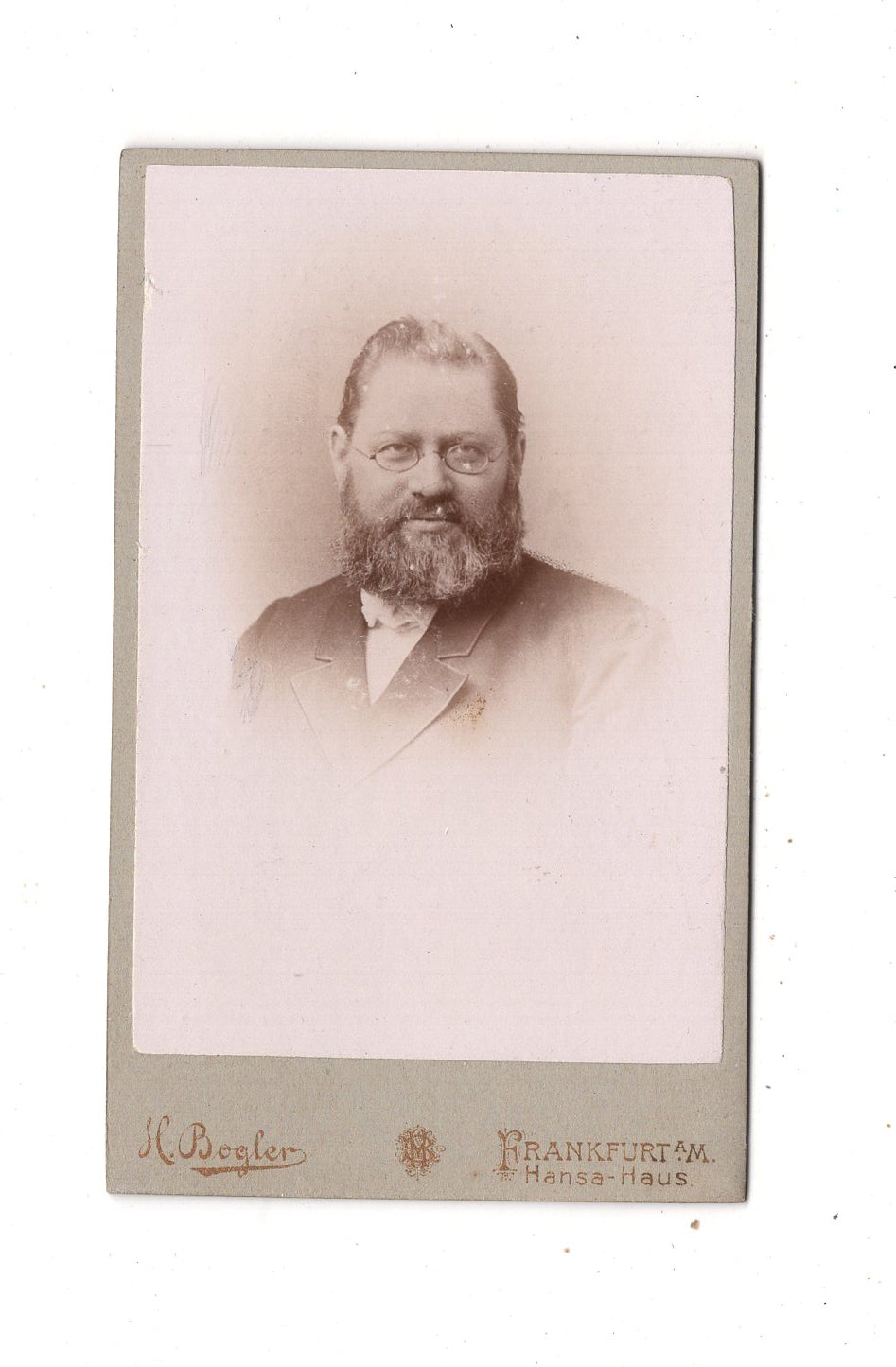 Fotografie Herrenportrait - Frankfurt Main 1900er