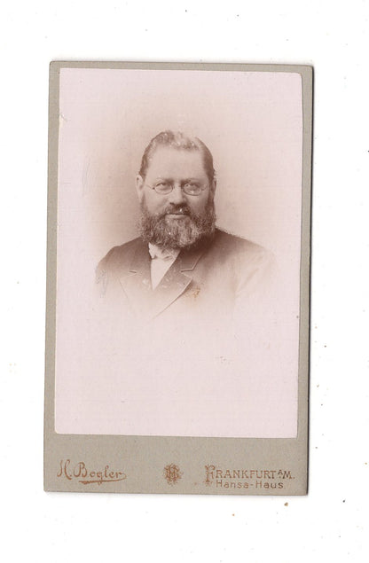 Fotografie Herrenportrait - Frankfurt Main 1900er