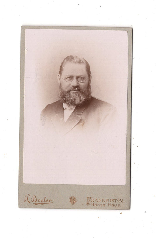 Fotografie Herrenportrait - Frankfurt Main 1900er