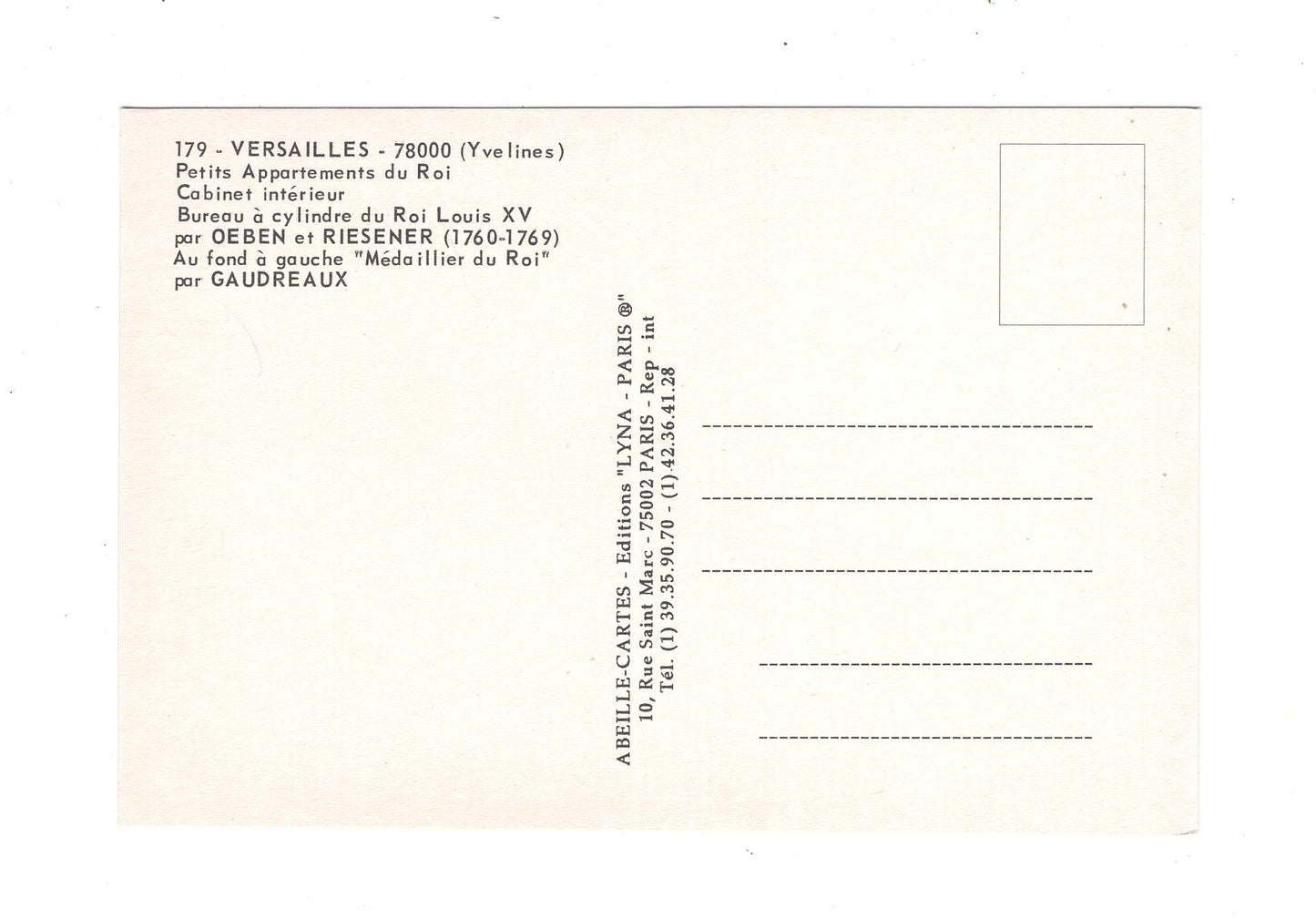 Ansichtskarte Versailles / Frankreich