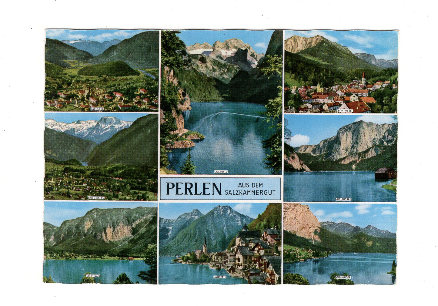 Ansichtskarte Perlen aus dem Salzkammergut / Österreich