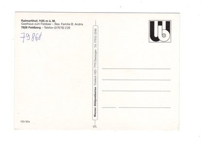 Ansichtskarte Gasthof Raimartihof am Feldsee-Feldberg / G1-68
