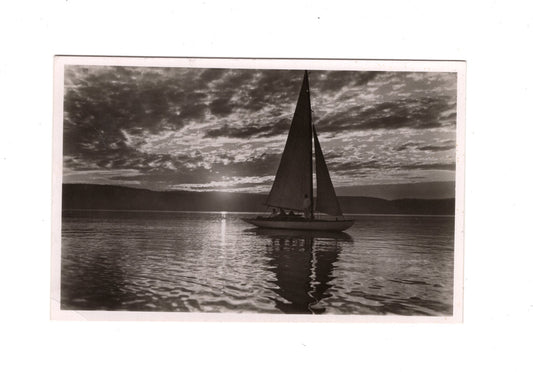 Ansichtskarte Überlinger See / Abendstimmung